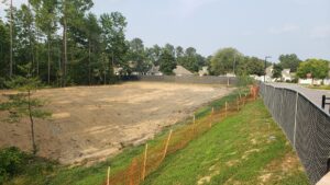 ground for new Woodside cottages at Lakewood