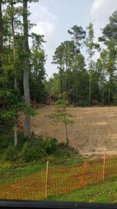 ground area for new Woodside cottages at Lakewood