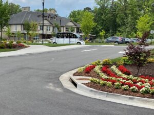 self-driving car at Lakewood Senior Living community in Richmond, VA