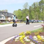 Lakewood Independent Living residents riding on Segway courtesy of RVA on Wheels.