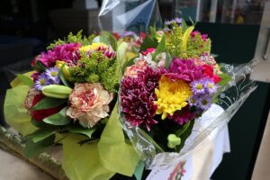 Fresh flower bouquet at Senior Living Community in Richmond, VA