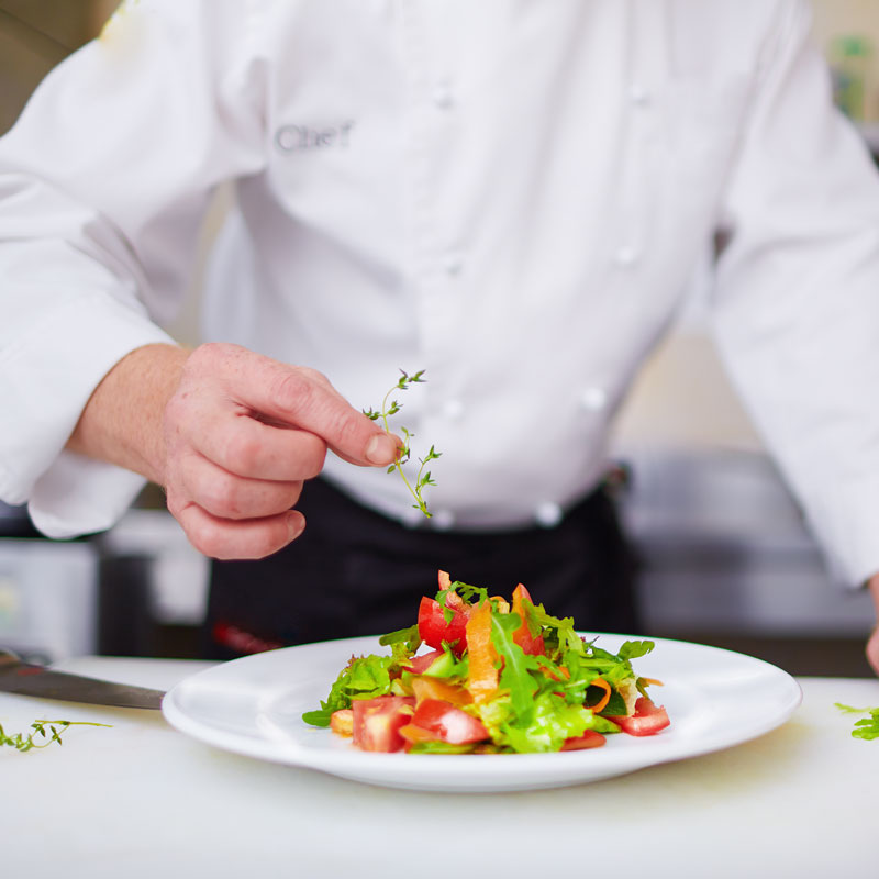 Dinner Salad at Lakewood Senior Living Community